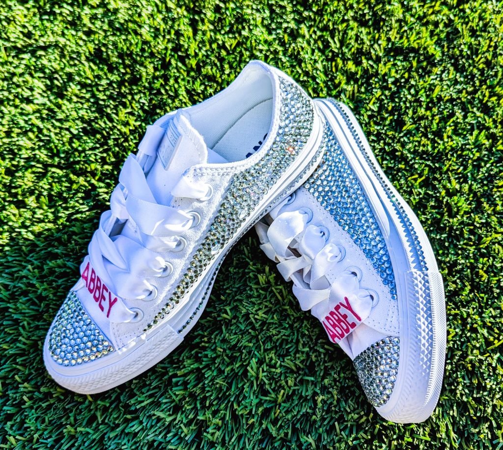 Full Rhinestone Embellished Converse